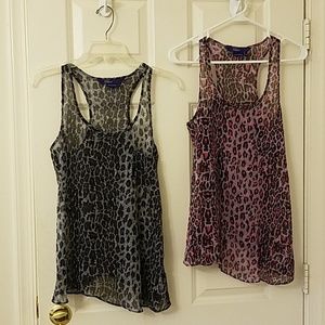 2 Miley Cyrus & Max Azira Tank Tops